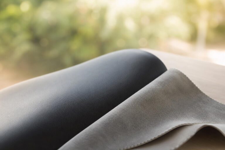 Simili-cuir ou alcantara pour votre housse de selle 50cc personnalisée